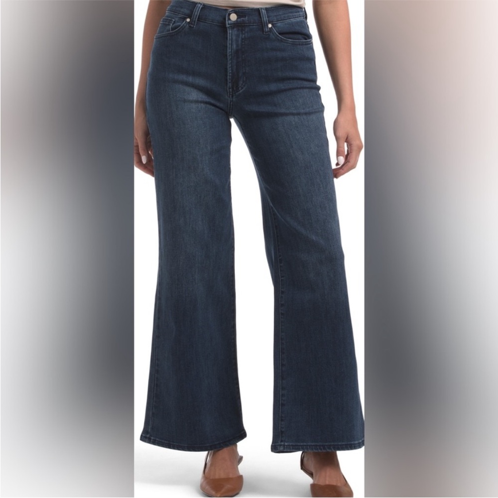 NWT Industry Medium Dark Wash High Rise Wide Leg Women's Jeans Size 2